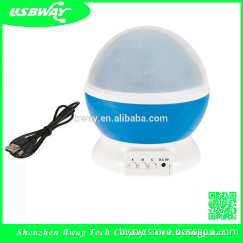 led light projector 6D Star Projector Lamp Night Light with 4 Colorful LED Bulbs star light projector